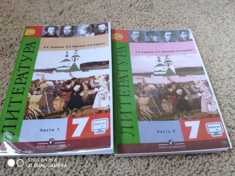 Учебники по литературе за 7 класс в 2- частях. В.Я.Коровин