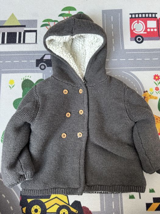 Зимно детско палто Mango 92 cm