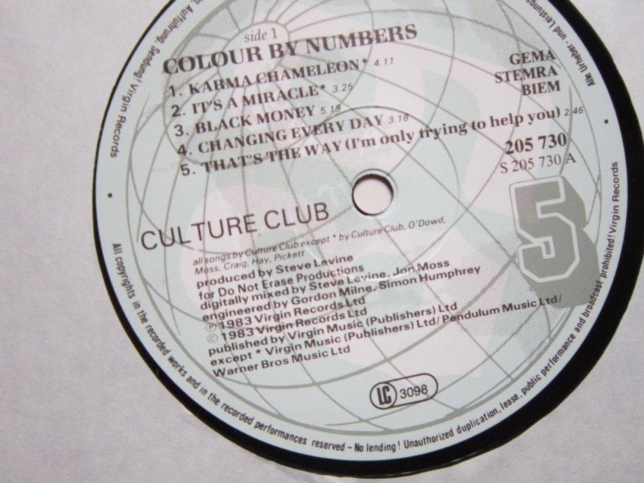 colectie vintage Boy George-Culture Club-New Wave,Reggae-Pop, Synth-po