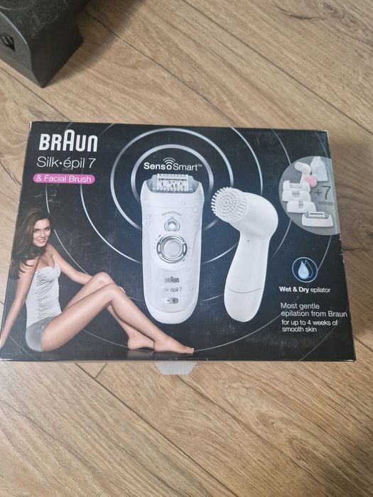 Epilator braun silk epil 7 cu facial brush