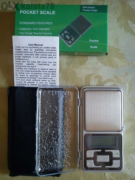 Джобна бижутерска везна до 500 g, точност 0,01 g