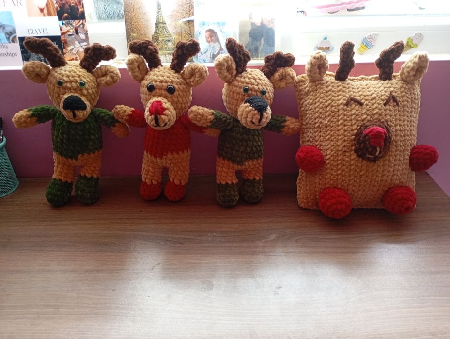 Плетен Елен на една кука