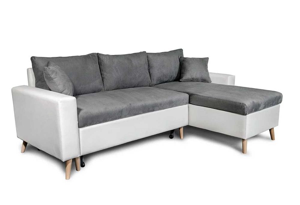 Малък ъглов диван с функция сън и ракла!!! Само 225/148 см!!!