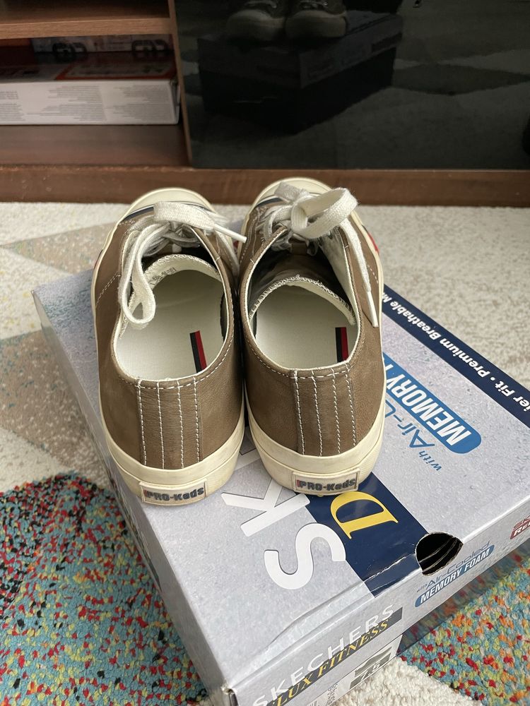 Tenisi din piele maro PRO KEDS 41