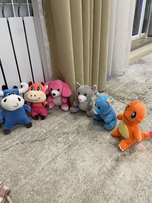 новые, чистые игрушки