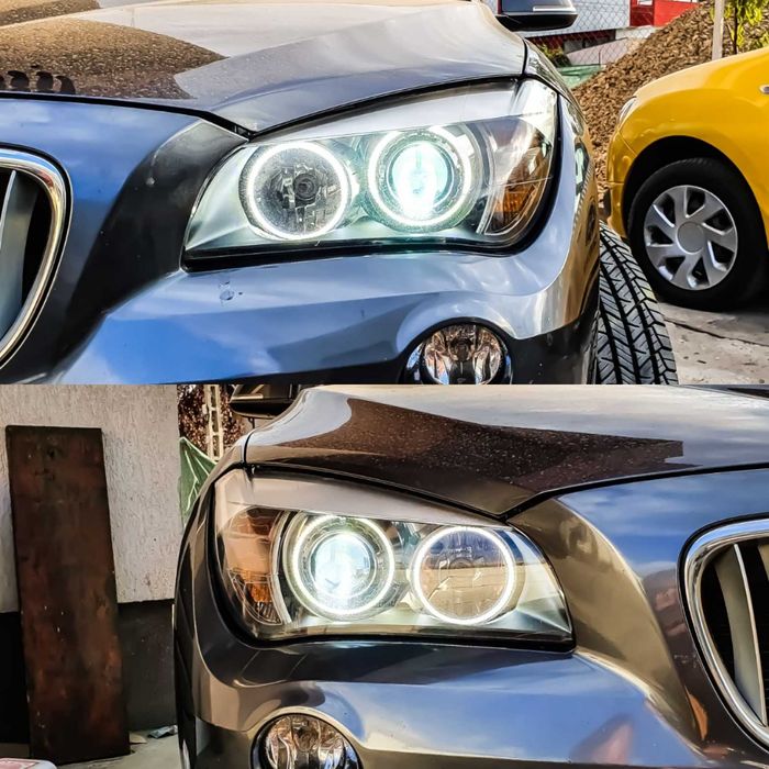 BMW X1 E84- Kit Lupe Bixenon+Xenon 35W+Angel Eyes