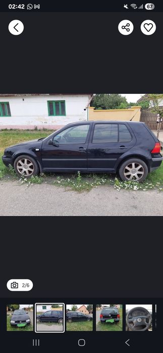 vând golf 4 pt piese