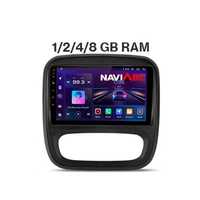 Navigatie Renault Trafic / Opel Vivaro 2014+ Android 11   4G Wifi 9''