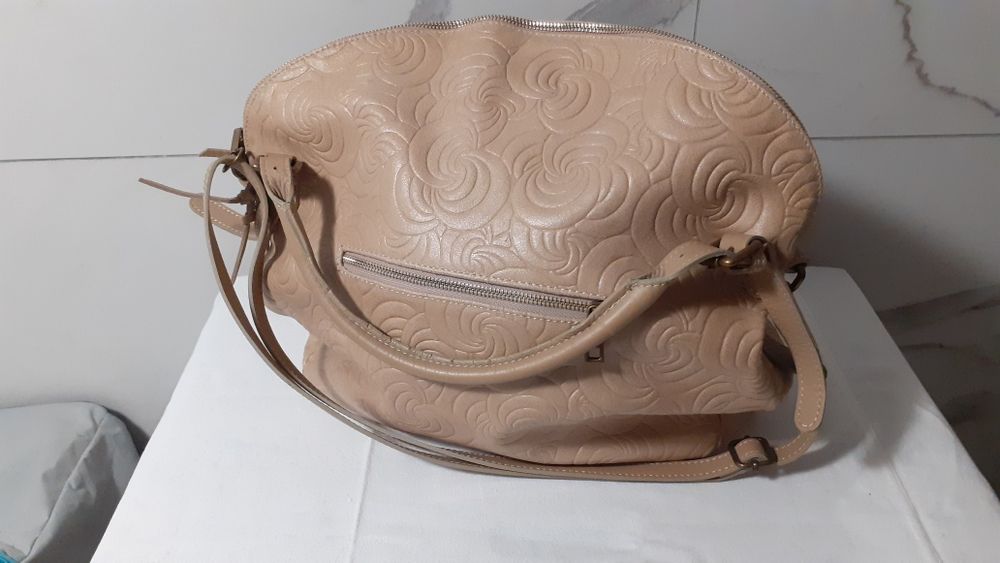 Geanta piele fina batuta, Made in Italy