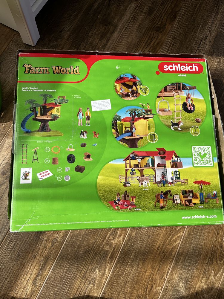 Комплект за игра Schleich - Къща на дърво.