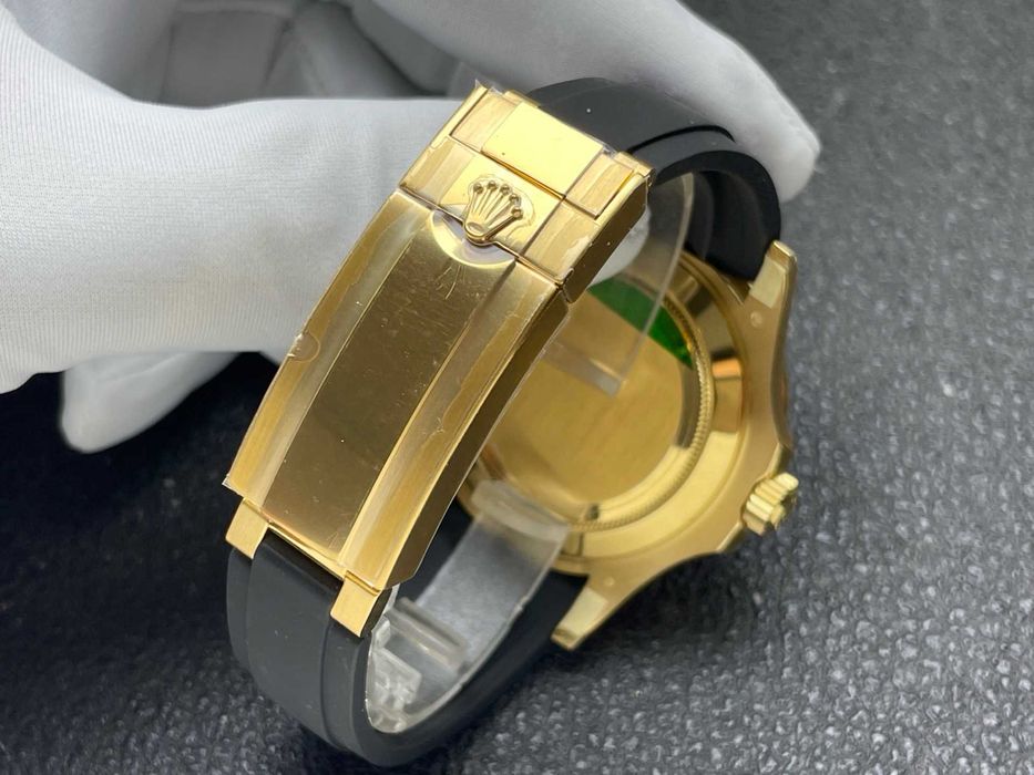 Rolex Yacht-Master 42mm злато/каучук