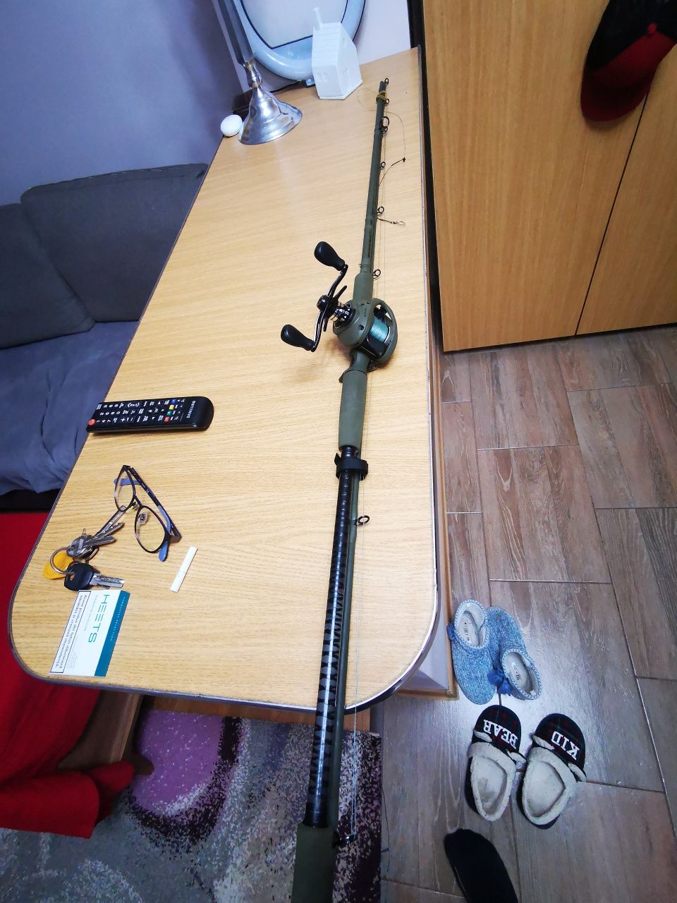 Combo  Savage Gear baitcasting set lanseta + mulineta