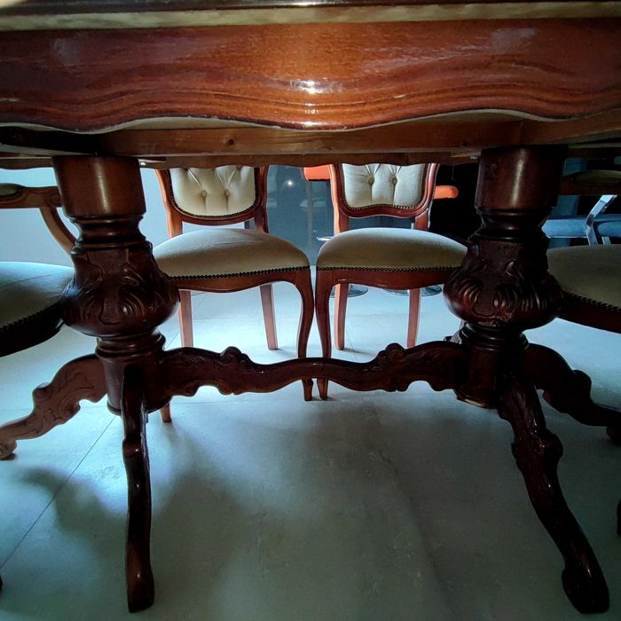 Masa si scaune englezesti, vintage