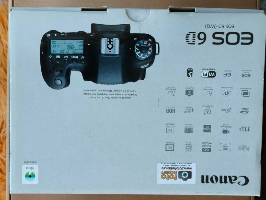 Canon 6D aparat foto DSLR full frame