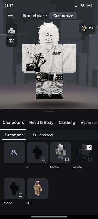 Аккаунт по роблоксу
