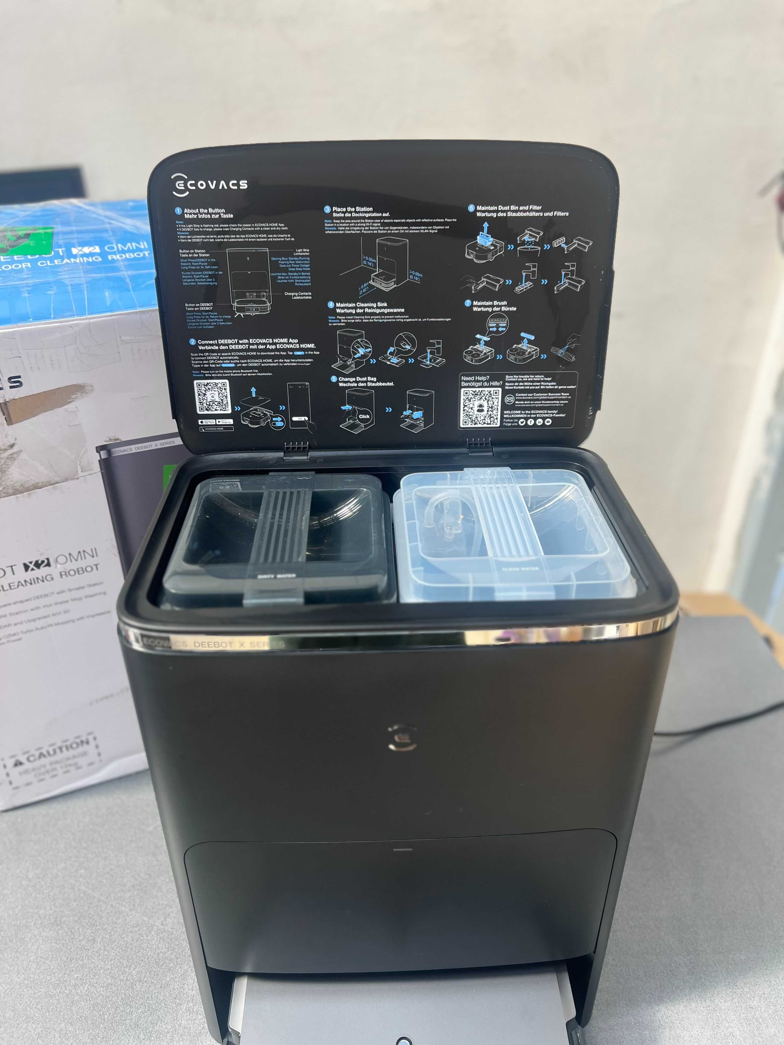 Прахосмукачка робот Ecovacs Deebot X2 OMNI