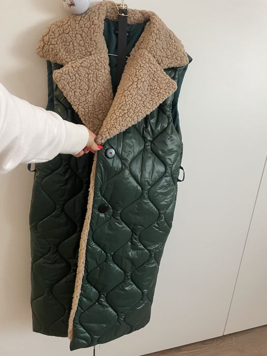 Vesta blanita/fâş, marime S