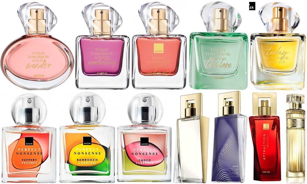 AVON - TTA Today,Far Away,Attraction,Premiere Luxe,Rare Pearls