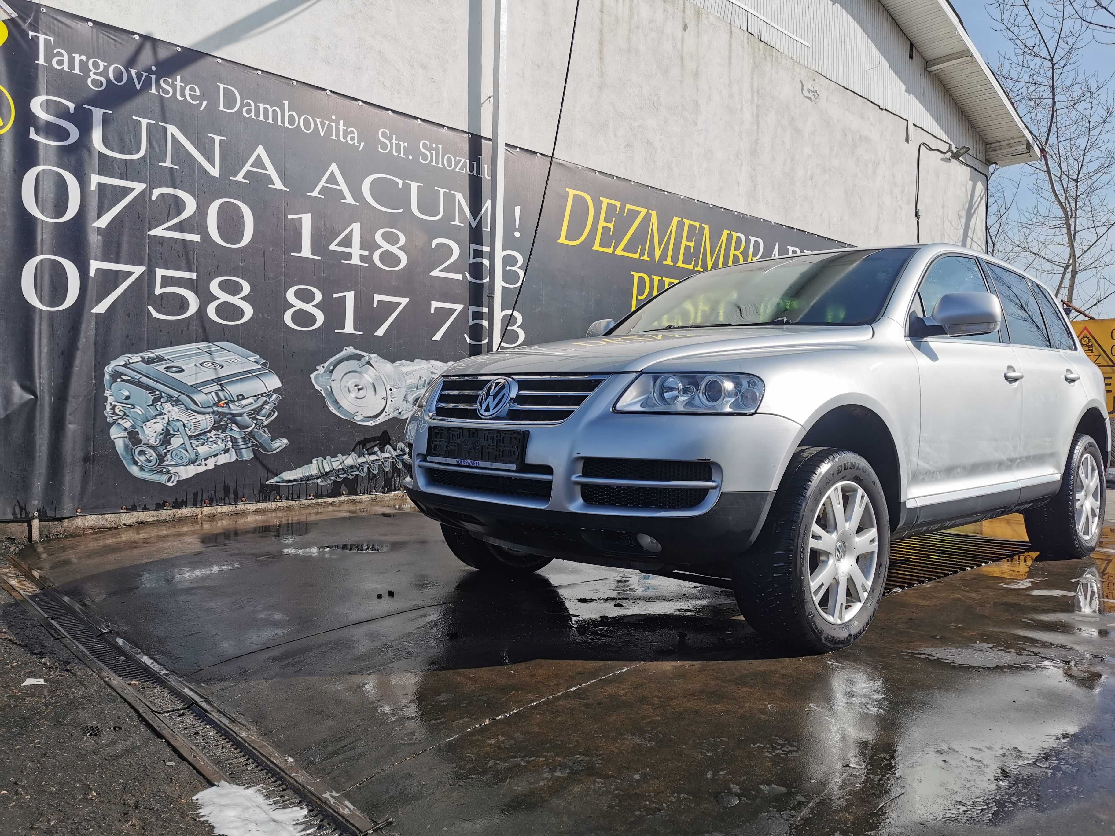 Dezmembrez Volkswagen Touareg 2.5 TDI BAC/bara fata toaureg/far/capota