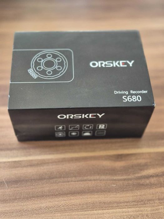 Cameră auto ORSKEY S680 Full HD cu unghi larg de 170° ecran LCD de 3,0