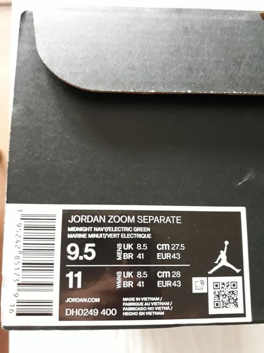 Jordan Zoom Separate nr 43 original
