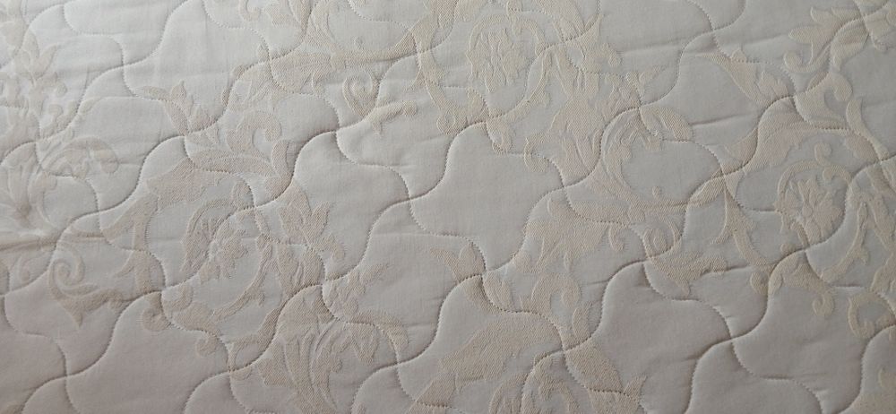 Saltea  DOMUS-FLEX pentru pat dublu culoare alb cu bej dim. 160/200 cm