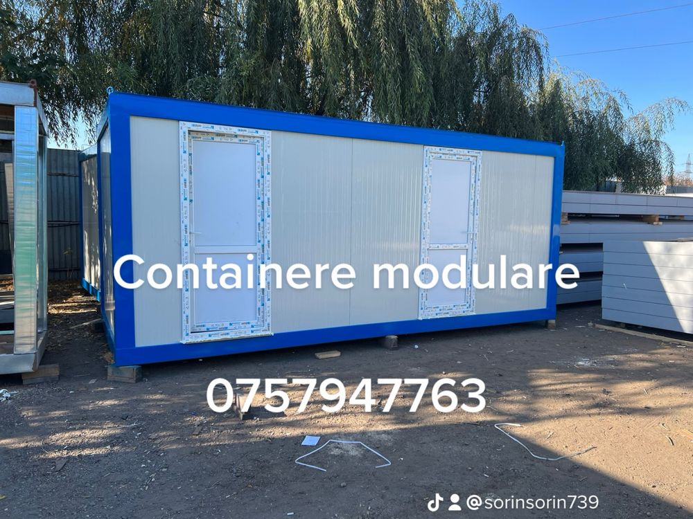 Container birou containere vitrina santier paza fast food