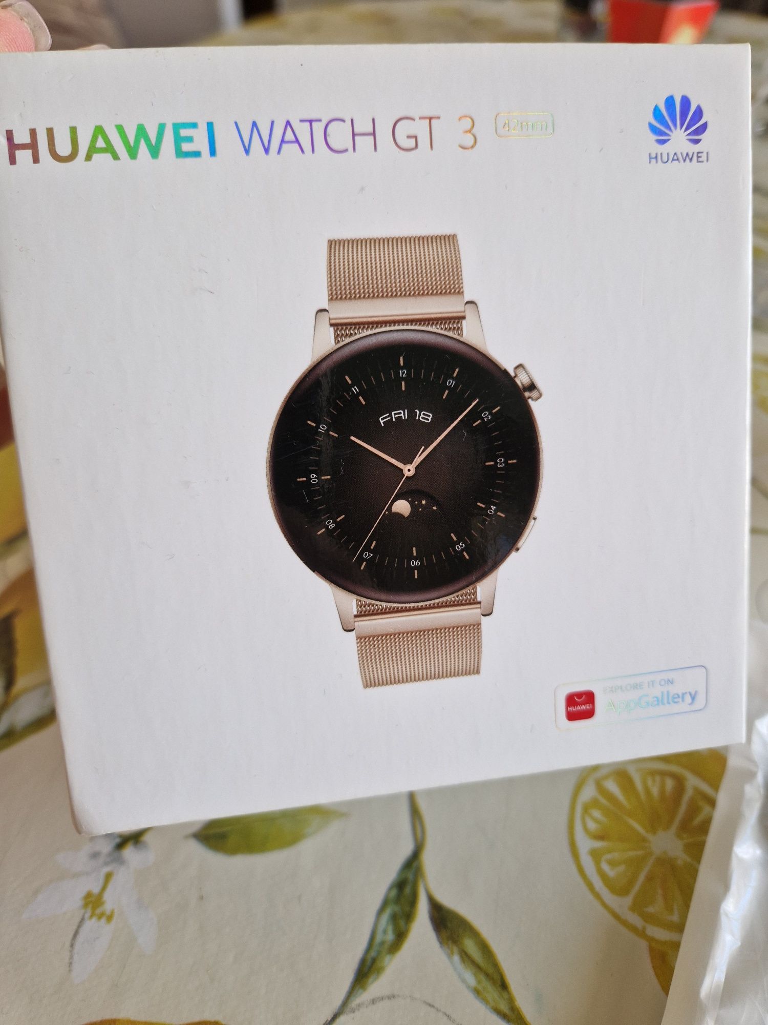 Смарт часовник Huawei Watch GT3, 42 mm, Stainless Steel, Gold
Слаган б