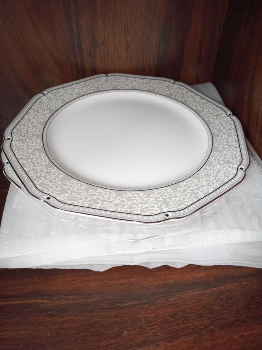 тарелки для мясного, фруктового ассорти, китайский костяной фарфор.