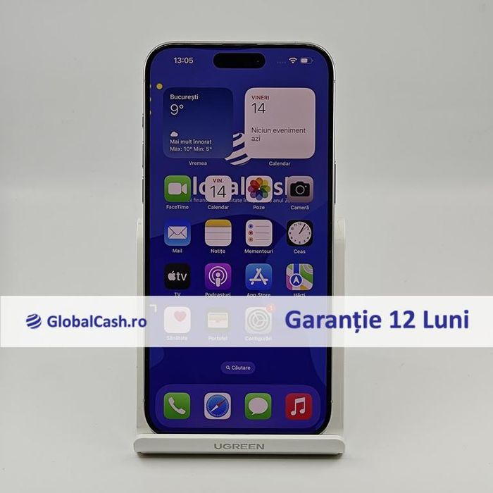 Apple IPhone 15 Pro Max, White Titanium | GlobalCash.ro #GR116750