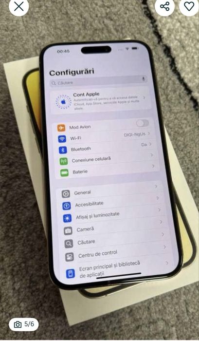 iPhone 14 ProMax 256Gb, Gold, full box, factura - impecabil