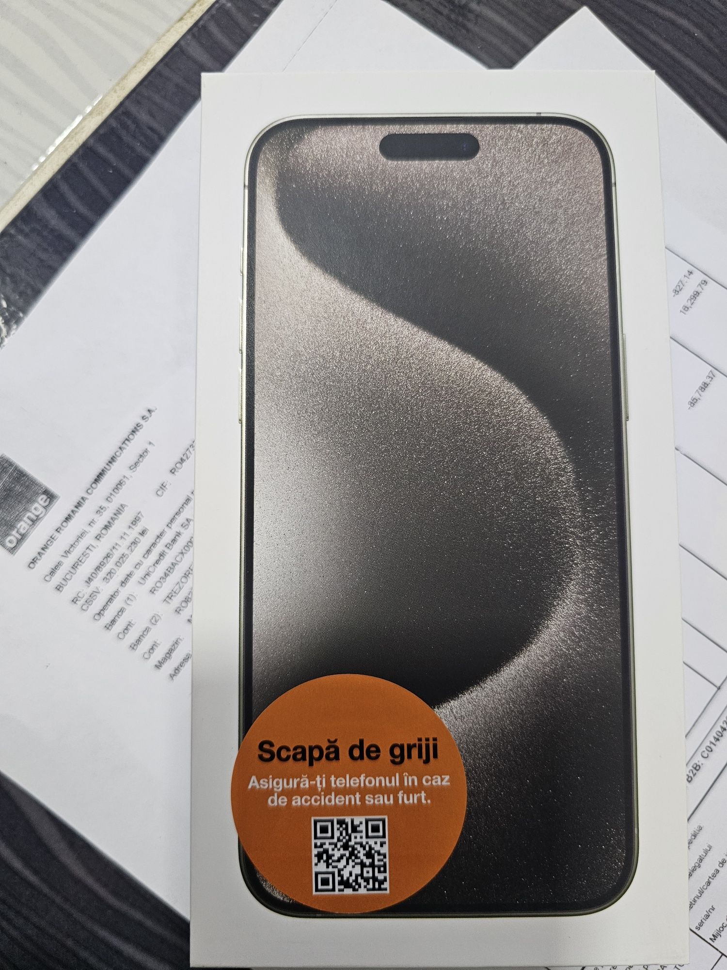 Iphone 15 Pro Max 256Gb Sigilat Liber Factura Natural Titanium