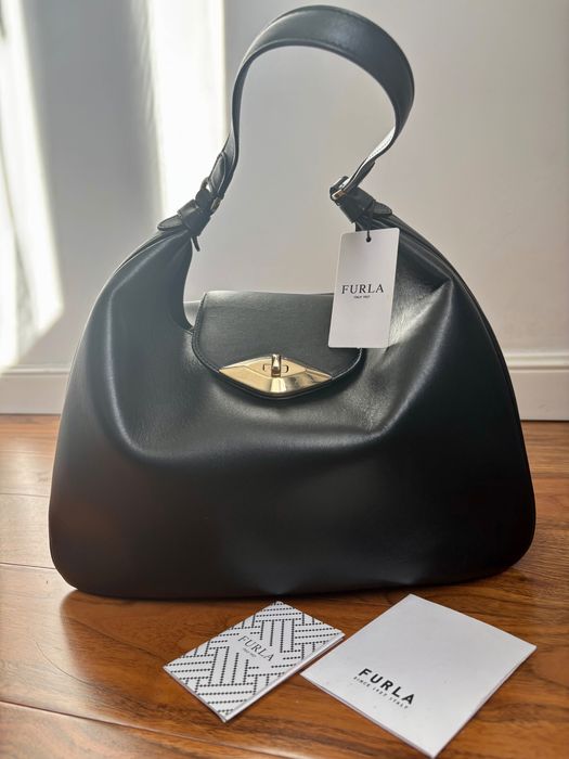 Furla Eye кожена чанта