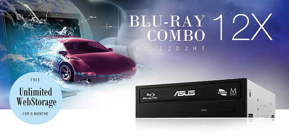 Blu-Ray привод, дисковод ASUS. SATA