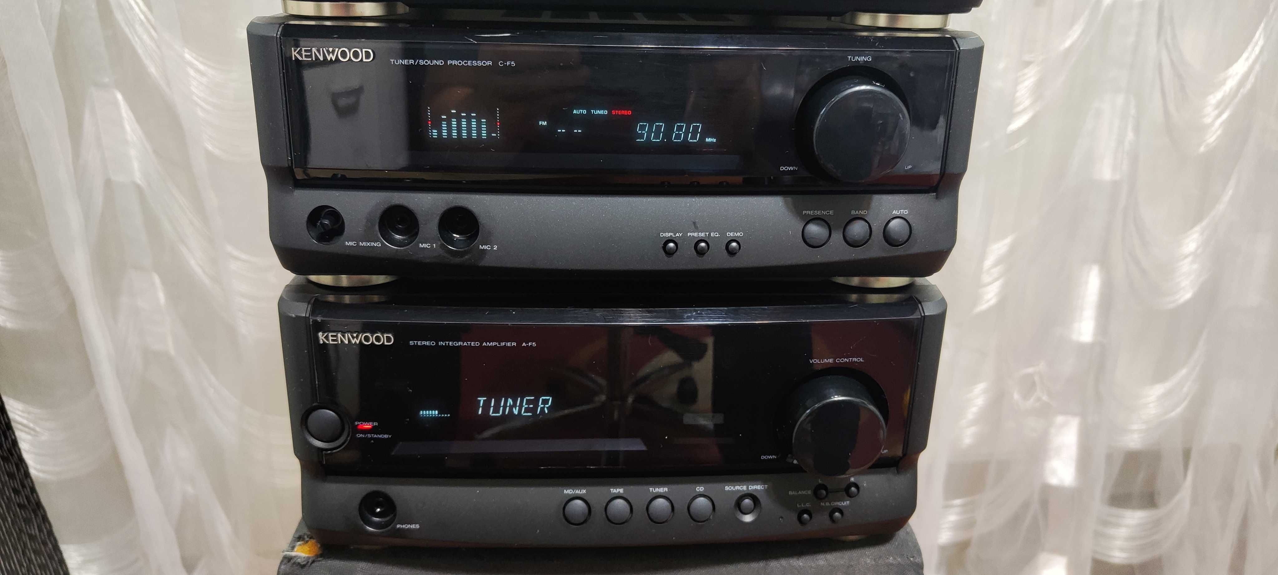 Amplificator Kenwood A-F5 Tuner / Procesor Kenwood C-F5 Linie Audio