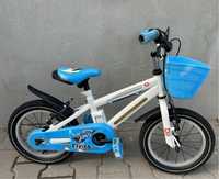Moni Детски велосипед 16" със светеща рампа 1690 син