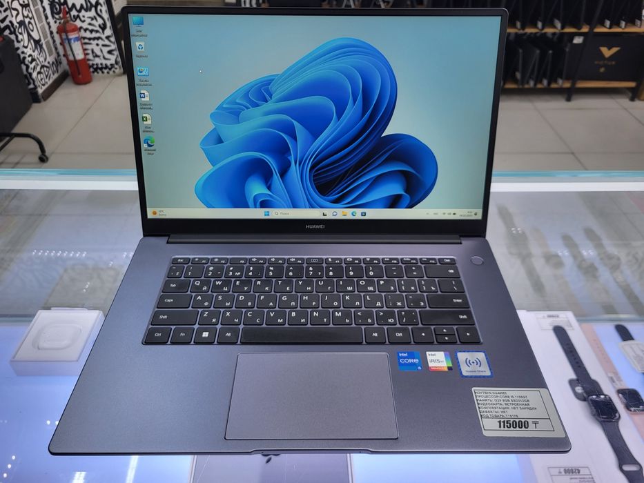 Ноутбук Huawei core i5 1155g7 Озу 8гб ssd512gb рассрочка Реал ломбард