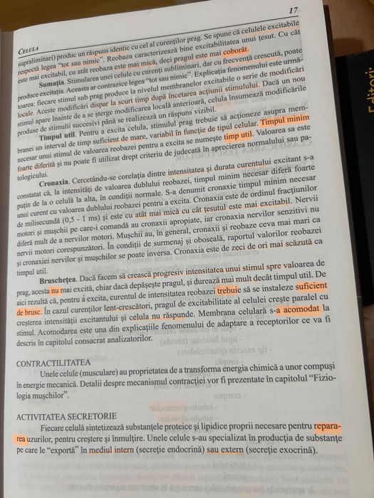 Compendiu Anatomia și fiziologia omului
