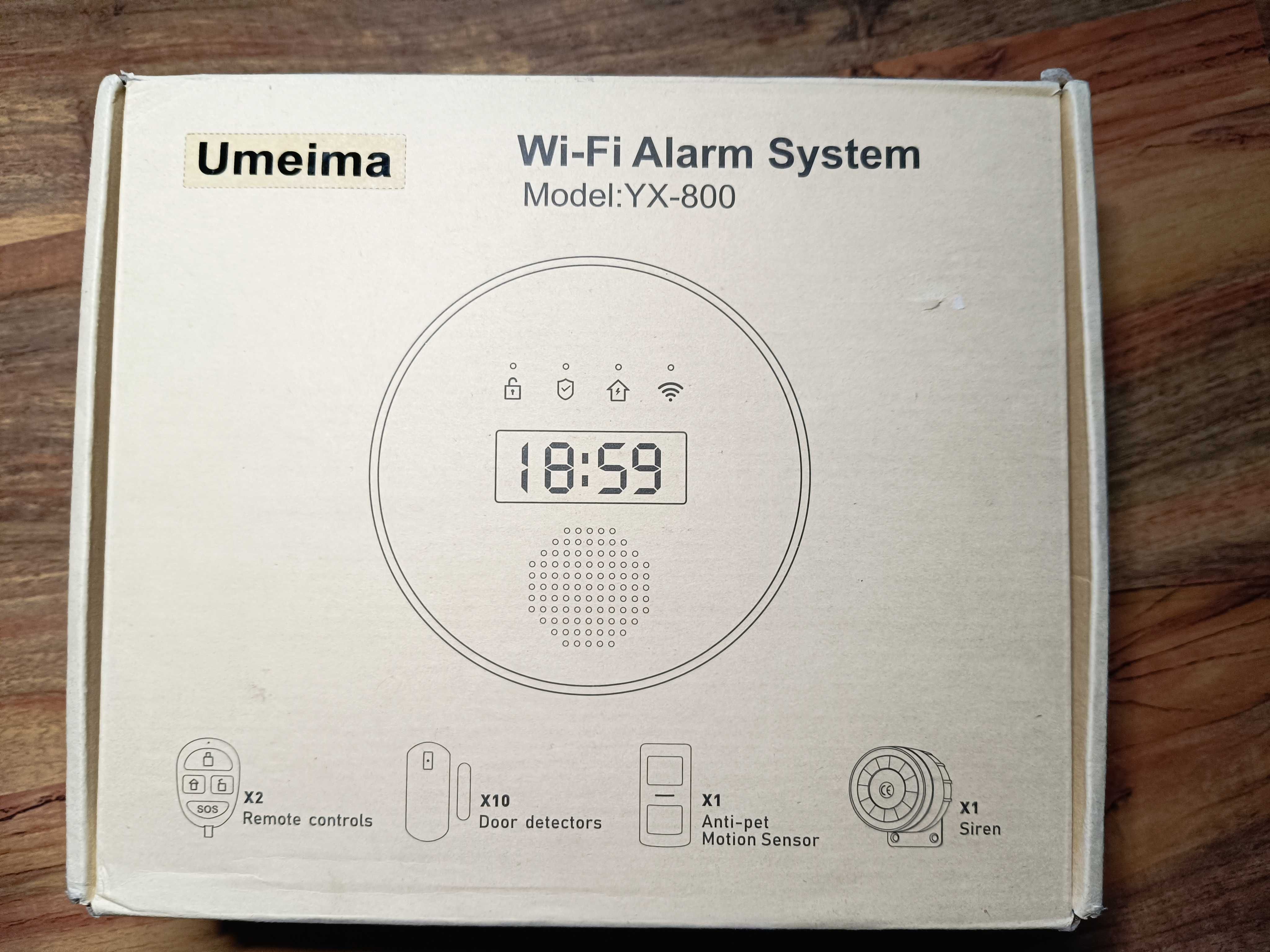 Безжична WiFi алармена система YISEELE с приложение и аларми