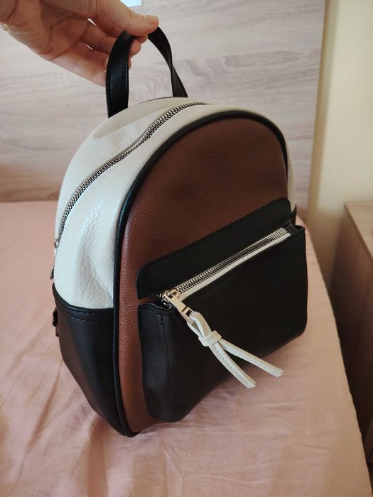 Нова дамска раница трицветна