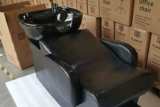 Измивна колона 690лв Керамична фризьорска мивка със стол