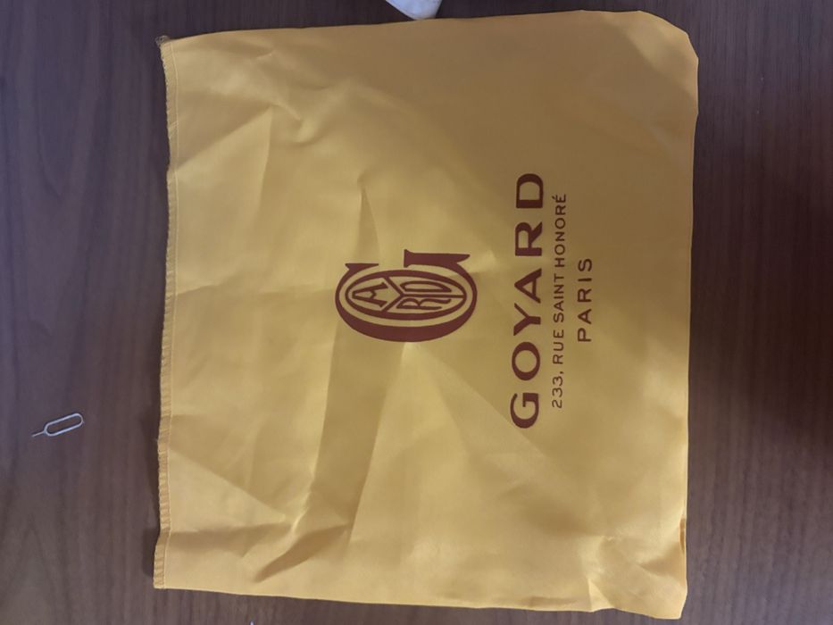 Borseta goyard diamond white box plus stickers