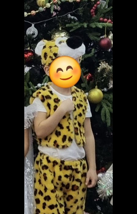 Костюм новогодний Леопард на 3-4 года