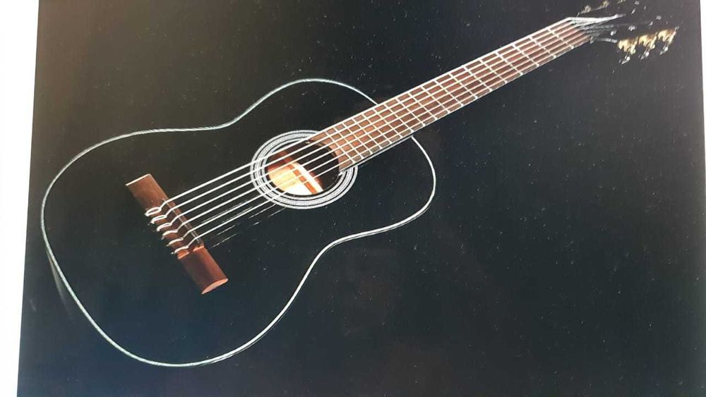 Комплект гитара Gewa stident чёрный размер 1/2.  Новая ! Германия !