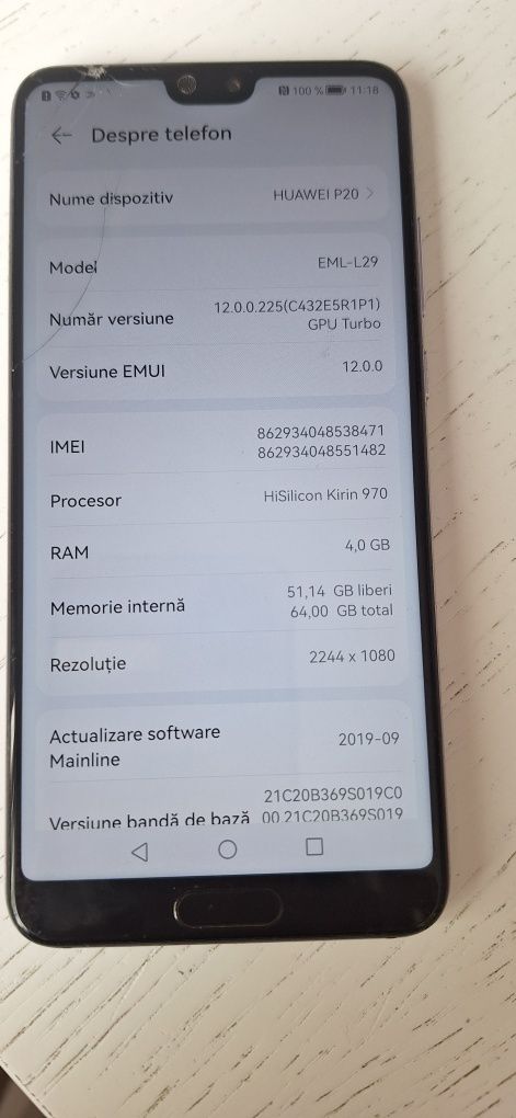 Vand Telefon Huawei P20