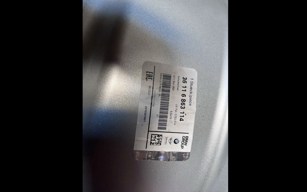 Vand Jante Bmw G30/31 r19 5x112