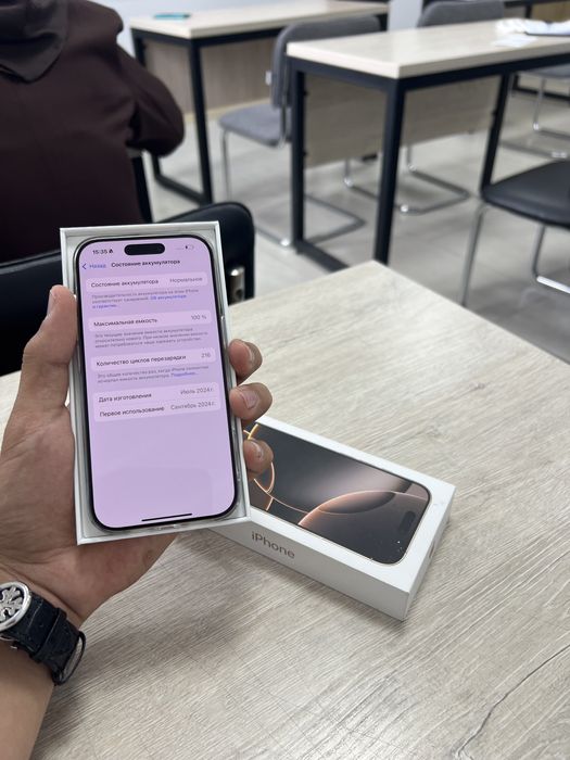 Iphone 16 pro 100%yomkos