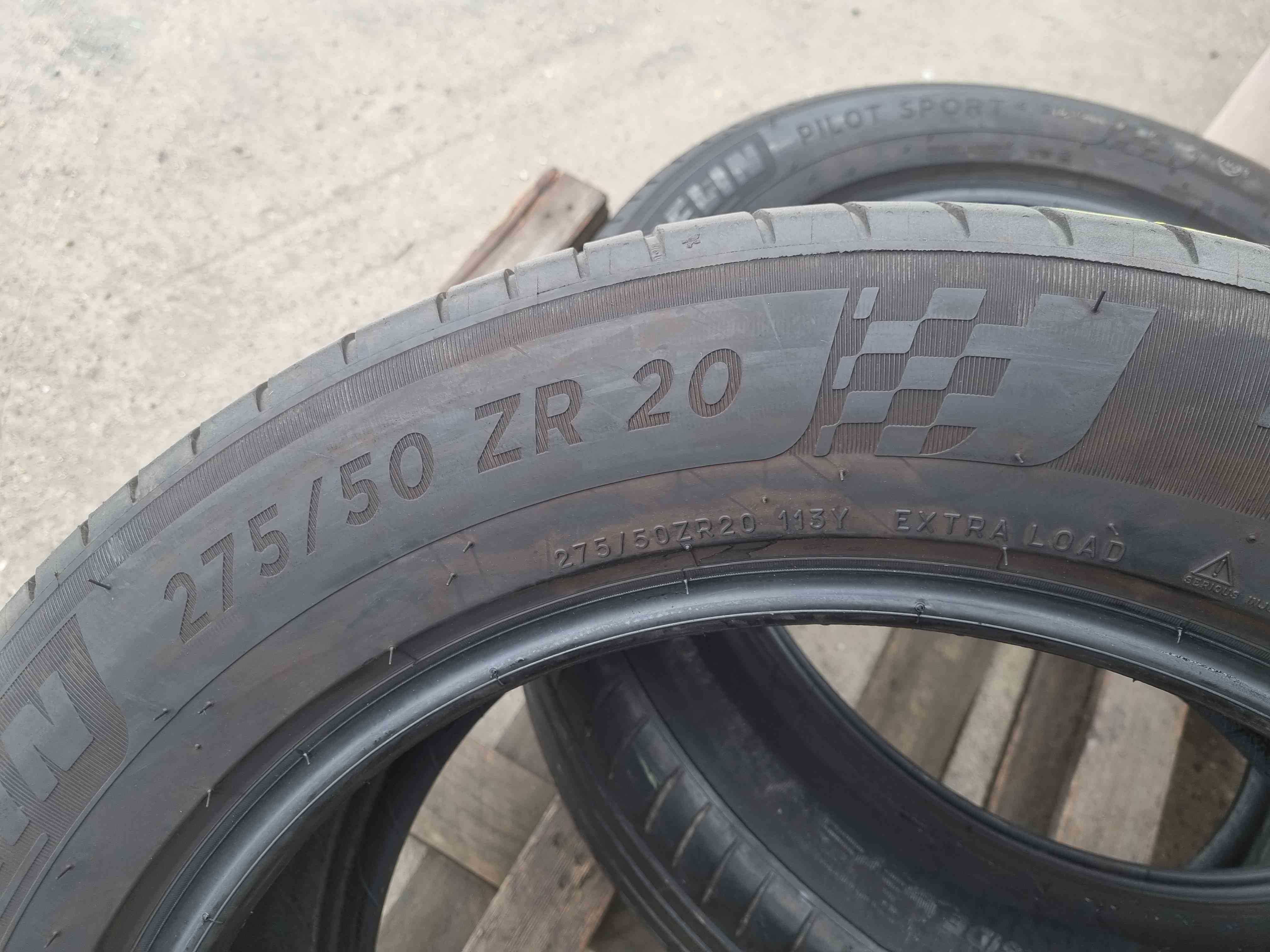 SET 2 Anvelope Vara 275/50 R20 MICHELIN Pilot Sport 4SUV 113Y