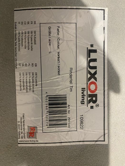 Covor din piele de bovina