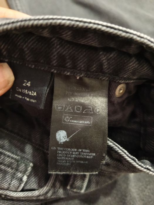 Черно-сиви дънки Monki